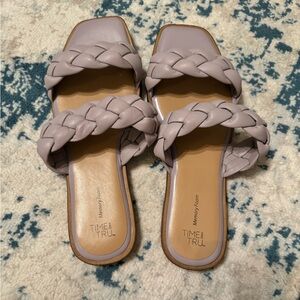 Light Purple Braided Sandals